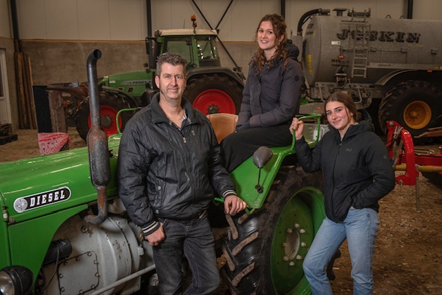 Een deel van de organisatie, vlnr: Peter, Rinske en Jilke.