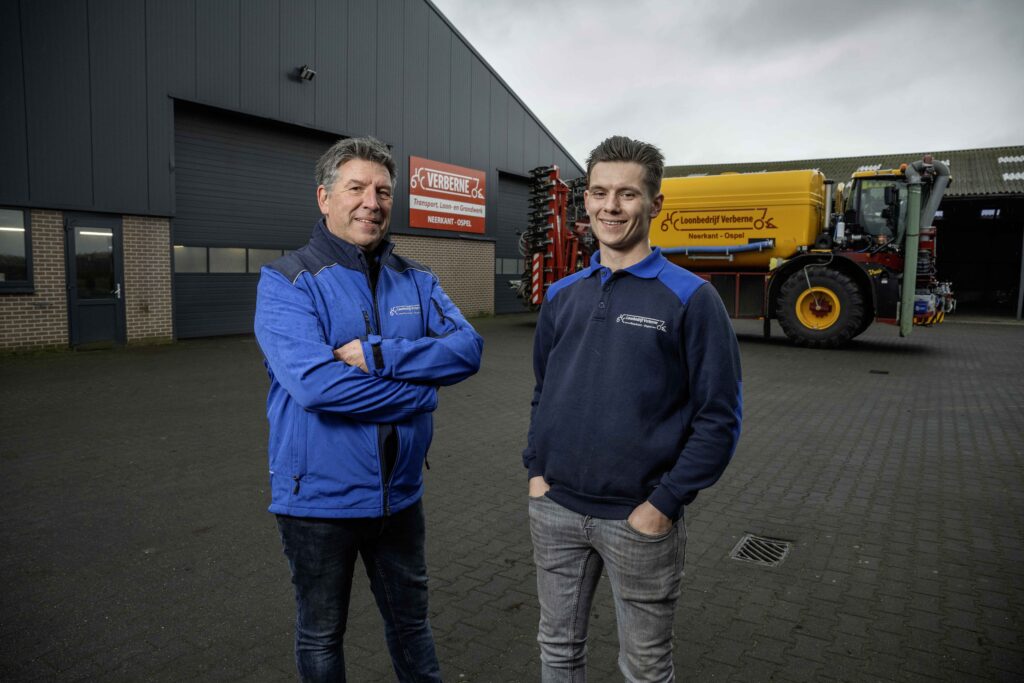 Vader John en zoon Patrick Verberne